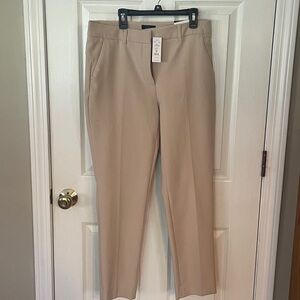 NWT WHBM cream/tan dress Pants 6R